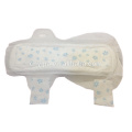 Disposable natural cotton comfort sanitary pad with wings